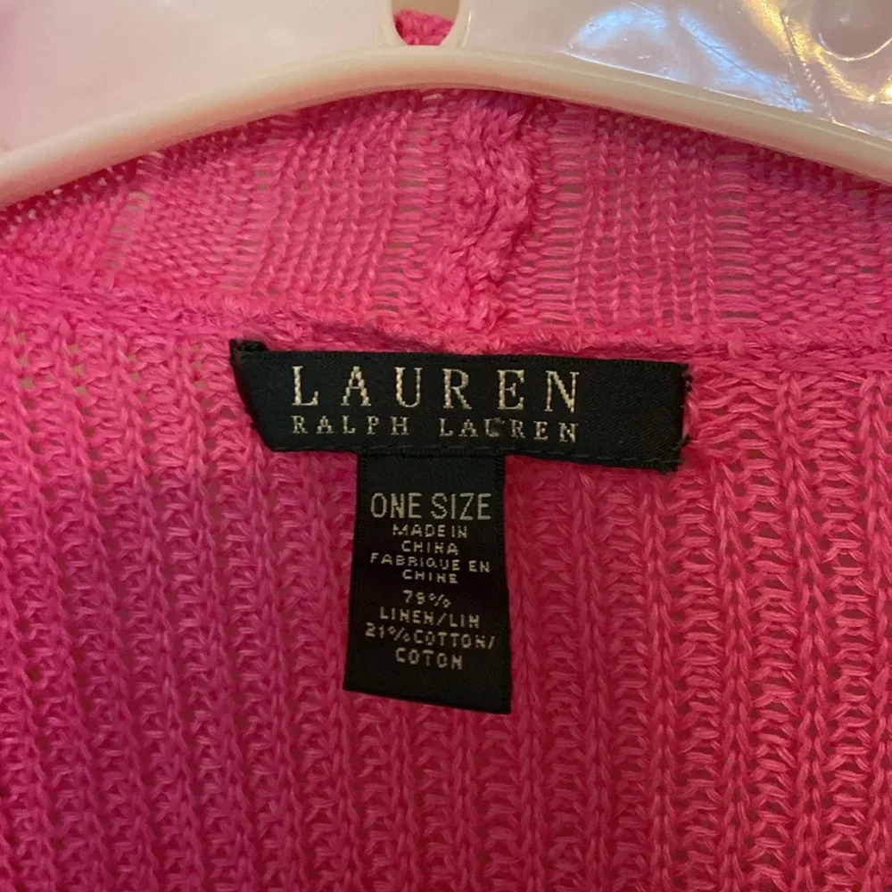 Lauren Ralph Lauren Pink Cocoon Sweater - Picture 2 of 8